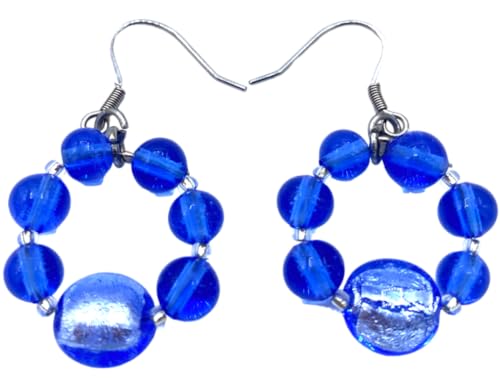 Boucles d'oreilles en verre de Murano Antica Murrina Ventiana VR243, le cadeau idéal