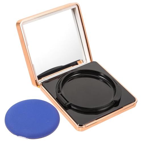 OSALADI Estuche Vacío para Base de Maquillaje Cushion y con Espejo Compacto y Portátil Caja para Esponja de Maquillaje Multifuncional para Viajes y Uso Diario