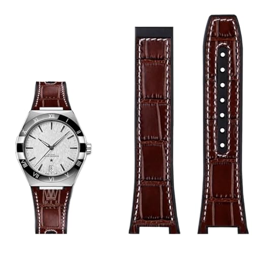 Bracelet INFRI en cuir et silicone pour montre Omega Constellation 131.13