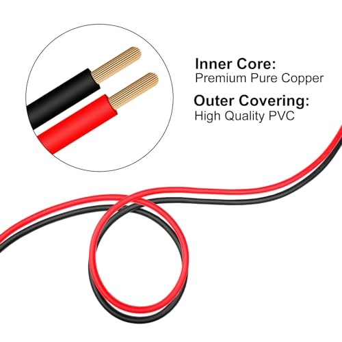Image of DIANN 4 Sets Multimeter Test Leads Banana Plug Right Angle to Alligator Clips Soft Test Cable Wires for Electrical Testing 3.3ft / 1m 8pcs