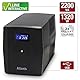 Atlantis OnePower S2001, USV Line Interactive 2000VA/1200W, AVR, PseudoSinuswelle, 4 IEC-Steckdosen + 1 Schuko-Steckdose, 2 Akkus 12V 10Ah, Upsilon 2000 Softwarelizenz inklusive