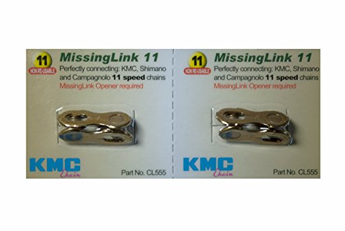 New Genuine 2 Sets KMC Missing Link 11 Speed CL555...
