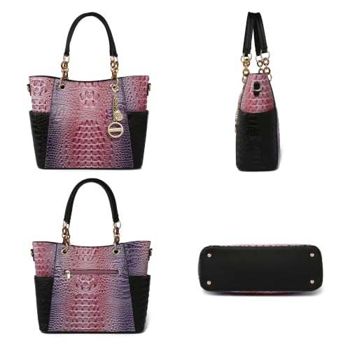 Image of J'OMOR by Mia Tote Bag for Women, Handbag Set with Wallet Top-Handle Bag Vegan Leather Purse