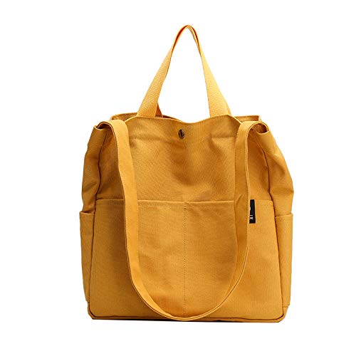 Canvas Tote for Women Shoulder Crossbody Versatile Carry All Minimalist