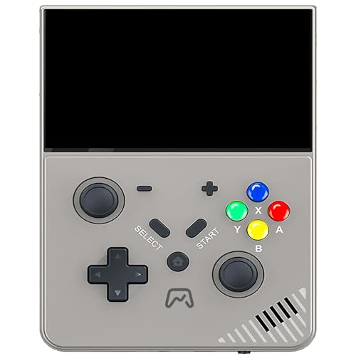 SVP Game - M18/R43 Pro Consola Retro Portátil 64GB con +20.000 Juegos Clásicos y +20 Emuladores, Consola de Videojuegos Arcade Linux y EmuELEC, Pantalla LCD 4.3' (Gris)