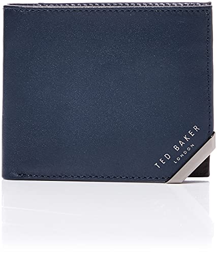 Ted Baker Korning, Accesorio de Viaje: Cartera Plegable para Hombre, Navy, Talla única