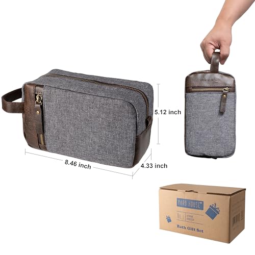 YARD HOUSE All Natural Bath and Body Spa Gift Basket Set for Men - Ocean Bree...