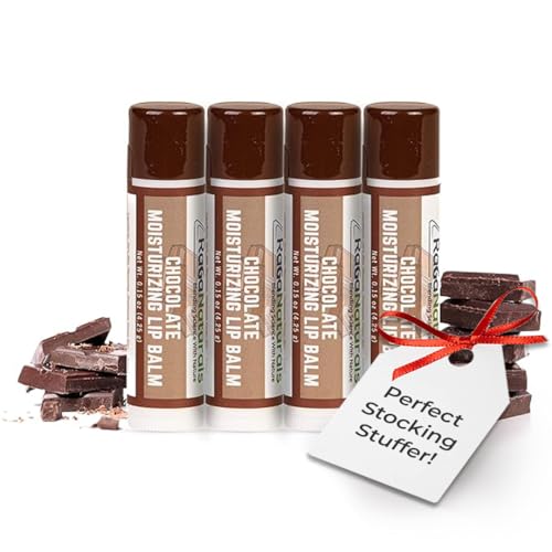 RaGaNaturals Natural Chocolate Lip Balm - Original Beeswax,...