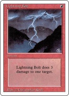 Magic The Gathering - Lightning Bolt - Fulmine