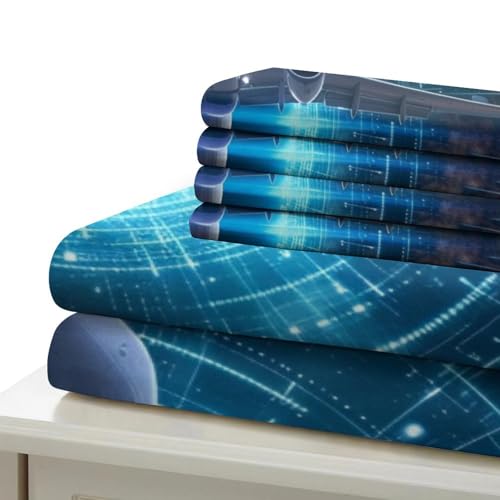 Parure de lit microfibre impression 3D avion de ligne pour ado