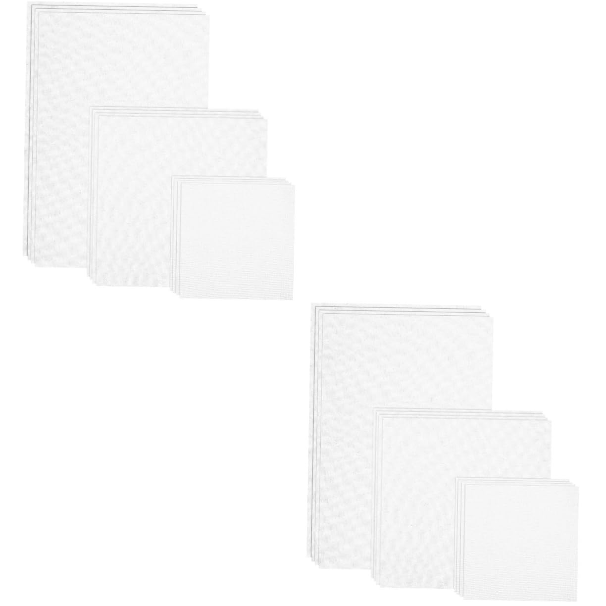 SHINEOFI 2 Juegos Tela De Bordado De Malla De Punto De Cruz Juego De Punto De Cruz Hilo De Coser Paños De Bordado Tela De Rejilla De Bordado Paño Aída Poliéster Algodón 12 Piezas * 2