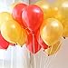 Red Balloons 100 pcs Party Balloon for Celebration Festival Birthday Wedding Baby Shower Home Decorations (10 inch)