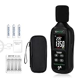 The7box Dezibelmesser 35 dB 135 dB Handheld Schallpegelmesser hohe Genauigkeit mit schneller/langsamer Auswahl, LCD Display Rauschen mit Hintergrundbeleuchtung digitaler Schallpegeltester