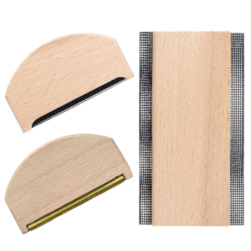 VEOIRXU 3 Pezzi Pettini in Cashmere Levapelucchi Levapelucchi Manuale Lint Remover Levapelucchi Portatile Multi-Tessuto Spazzola per Pilling Cachemire Abbigliamento Cappotto Maglione (3 Stili)