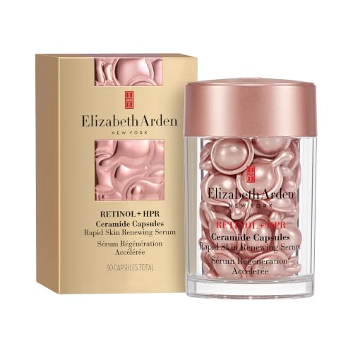 Elizabeth Arden RETINOL + HPR, Ceramide und Retinol Serum Kapseln, Reduzieren Mimikfalten und Falten, Verbessern die Hautfestigkeit… – Ansicht 2