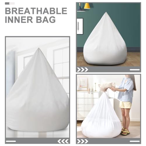 Sofa-Liner-Friwnies-Froends-Bean-Bag-Lazy-Sofa-Inner-Sleeve-Lazy-Sofa-Inner-Cover-Lazy-Sofa-Supply-Lazy-Sofa-Accessory-Lazy-Sofa-Cover-No-Filler-Fabric-White Sofa Liner Friwnies Froends Bean Bag Lazy Sofa Inner Sleeve Lazy Sofa Inner Cover Lazy Sofa Supply Lazy Sofa Accessory Lazy Sofa Cover No Filler Fabric White