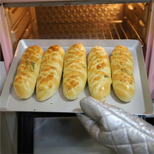Plat de cuisson rectangulaire perforé 40X40cm pour pain et pizza - 7