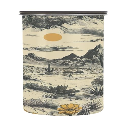 Contenedor de Almacenamiento de Café al Vacío Qilmy 30oz Acero Inoxidable
