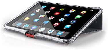 Brenthaven Edge Folio II with Integrated Cover Designed for iPad 9.7 (6th Gen and 5th Gen) for K-12 Students, Teachers and Kids – Gray, Durable,Rugged Protection from Impact and Compression