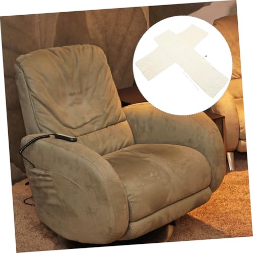 Funda para sillón reclinable beige de poliéster protector reutilizable de salón 7
