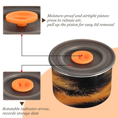 Envase de acero inoxidable para almacenamiento de café al vacío 30oz miniatura 4