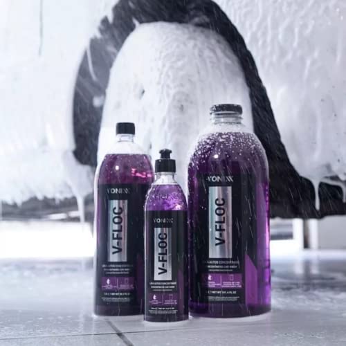 Kit Lavagem Automotiva Shampoo Neutro Para Carro Vitrificado V-Floc Luva Microfibra Pano Toalha