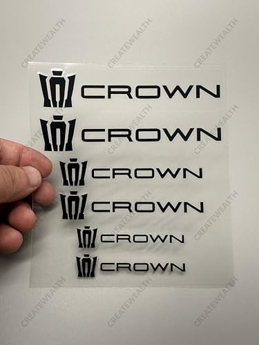 Crown Autocollant pour étrier de frein résistant aux hautes températures Noir