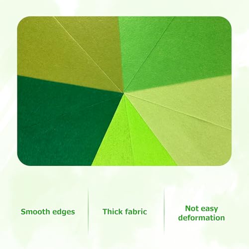 Image of 30Pcs Stiff Felt Sheets, 1mm Thick Felt Fabric Squares for Sewing & DIY