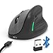 Produktbild Funkmaus Ergonomisch 3 Modi [Bluetooth 5.1, 2.4 G, Kabelgebundene] Bluetooth/2.4G Wireless Vertikale Ergonomische, Wiederaufladbare Maus Kabellos 4800 DPI, Wiederaufladbarer Akku, 6 Tasten,PC/Mac