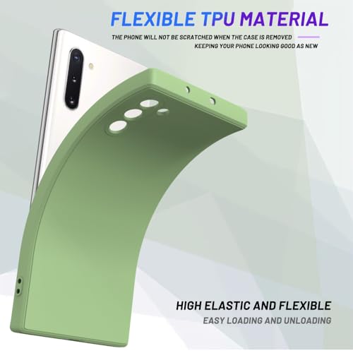 Image of for Samsung Galaxy Note 10 Case Green, Scratch Resistant with Soft Touch, Slim Thin Phone Cover for Samsung Galaxy Note 10
