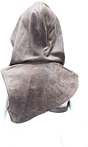 Verstelbare retro middeleeuwse schouder pantser mantel lederen hoofdpak renaissance cosplay kostuum - geschikt voor volwassen mannen en vrouwen - Image 7