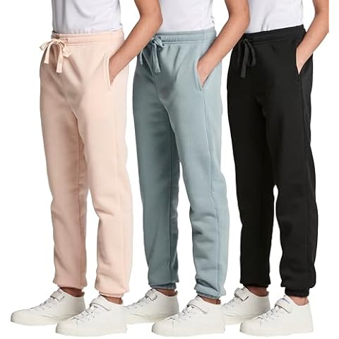 Real Essentials Girls Fleece Joggers Cover