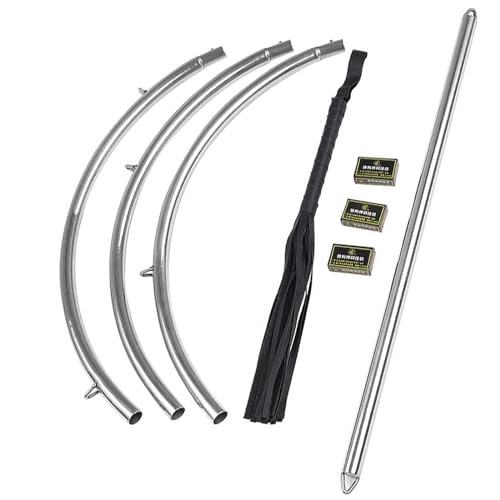 Sex toy extrême débutant : set bondage métal et fouet érotique pour initiation SM en couple