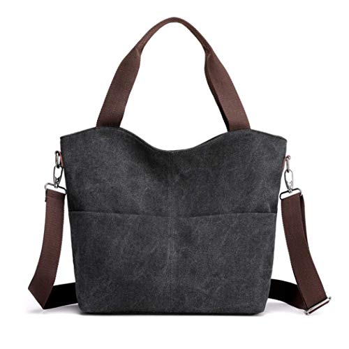 Sac à bandoulière en toile beige pour femmes - Modèle multi-usages au quotidien