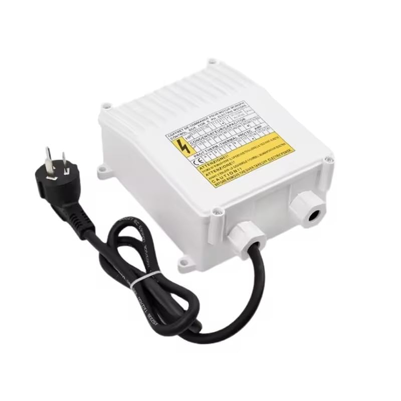 Brunnenpumpe Schaltbox Tiefbrunnenpumpe motorschutzschalterbox elektrische Anschlussbox Schaltkasten Control Box 370-2200 Watt (750W, 30uf,- 6A)