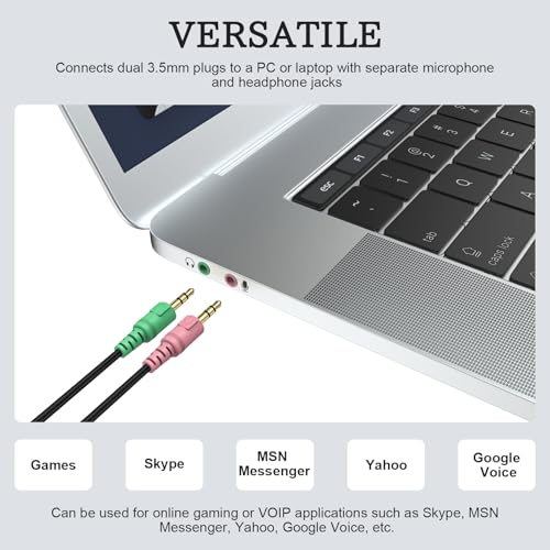 Cable de reemplazo Zosvoses GSP 500 compatible con SENNHEISER 6.6ft miniatura 5