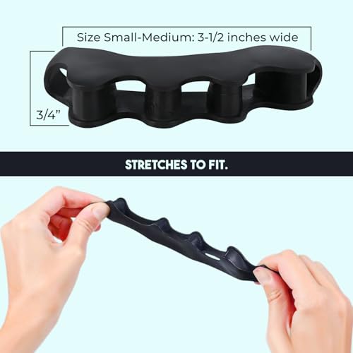 Separadores de dedos VYCE PrimalStep – Recomendado por médicos – Corrija dores nos pés e joanetes, f