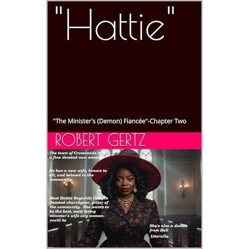 "Hattie" Audiolibro Por Robert Gertz arte de portada
