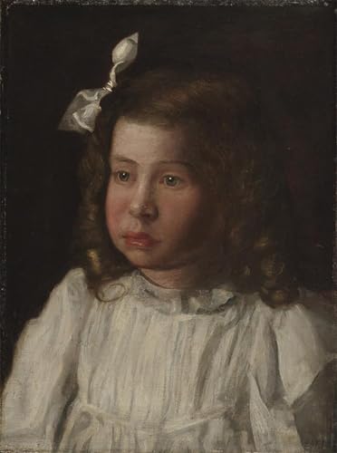 Cuadro de lienzo con el retrato de una niña de Eakins para un salón elegante de 60x90cm