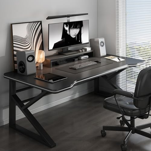 Bureau d'ordinateur blanc de style bureau exécutif moderne et robuste
