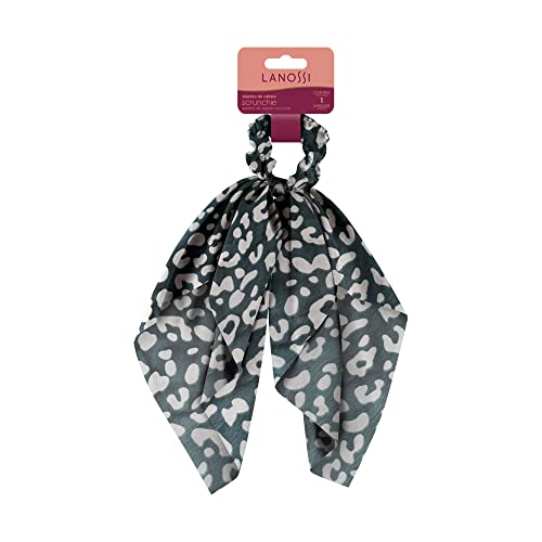 Lanossi Beauty & Care Lenço Scrunchie Jungle, Verde Musgo