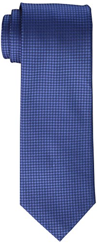 Calvin Klein Men's HC Modern Gingham Tie, Sky Blue, Regular