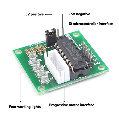 DollaTek 5Pcs 28BYJ-48 ULN2003 5V Motore Passo-Passo + Scheda Driver ULN2003 per Arduino