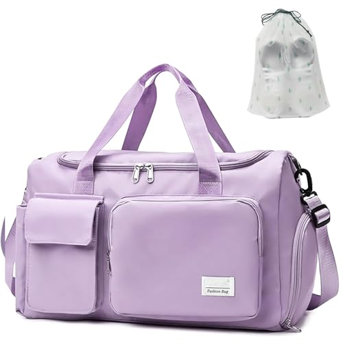 La mejor comparación de Maletas travel Top 5. 48 Bolsa Deportiva para el Gym, Dry Wet Bolsa de Gimnasio Deportiva, Maleta Viaje Gran Capacidad con Bolsillo Separado,Maleta Deportiva Bolsa de Deporte Gym para Zapatos,Ligero y...