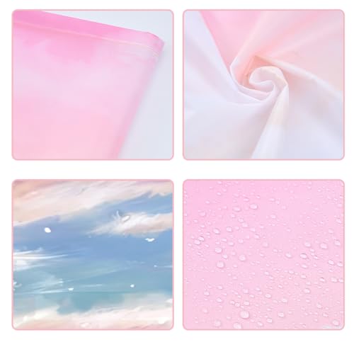 Image of ANGSYLTH 8 Pcs Fluorescent Light Covers - 4 x 2 Feet Covers for Ceiling Lights, 8 x 10 Magnetic Light Filters for Classroom, Office, Hospitals (Sunset Glow)