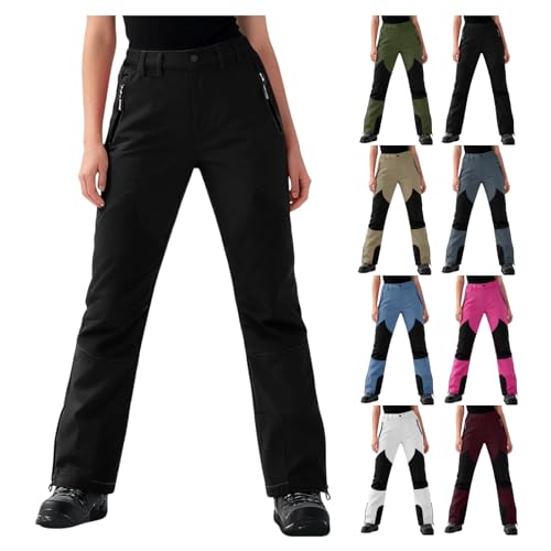 EMATOP Skihose Damen Warme Winddichte Wasserdichte Schneehose...