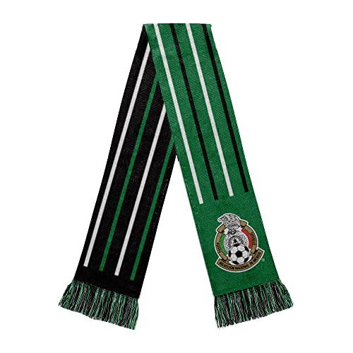 Icon Sports Mexico National Soccer Team Reversible Soccer Scarf in Green,One Size,FMF21SC