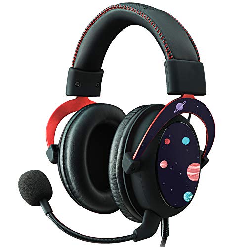 MightySkins スキン Kingston HyperX Cloud II ゲーム用ヘッドセットと互換性あり - Bright Night Sky | 保護性、耐久性、ユニークなビニールデカールラップカバー | 簡単に貼り付け、取り外し | アメリカ製