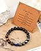 LANWLOSI Triple Protection Bracelet for Men Women Evil Eye Tiger Eye Black Onyx Beaded Brace-let Healing Spiritual Power Balance Jewelry Gifts