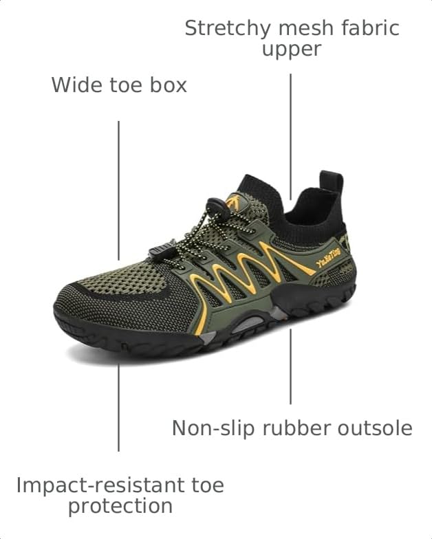 Image of Water Shoes Wide Toe Men Women Quick Drying Swim Beach Aqua Shoes for Water Sport Diving Hiking Sailing Travel